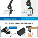 Suporte Articulado de Mesa para Microfone