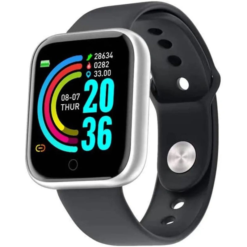 Smartwatch D20.Y68 - Esportivo c/ Bluetooth + Monitoramento de Saúde