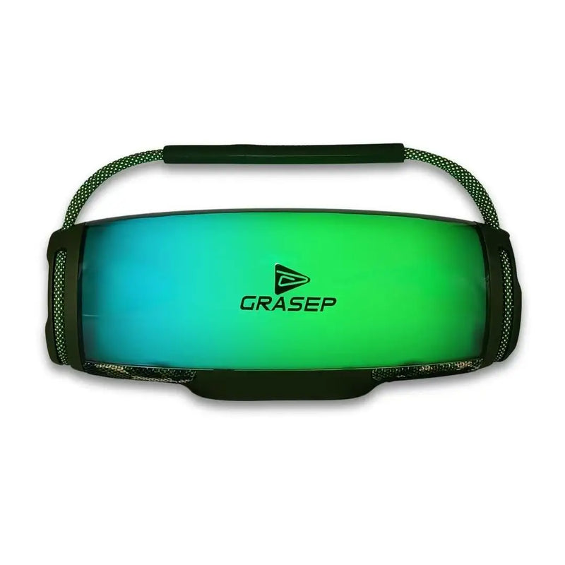 Caixa de Som Bluetooth D-G300 – 20W de Potência, Rádio FM e Luzes LED Coloridas