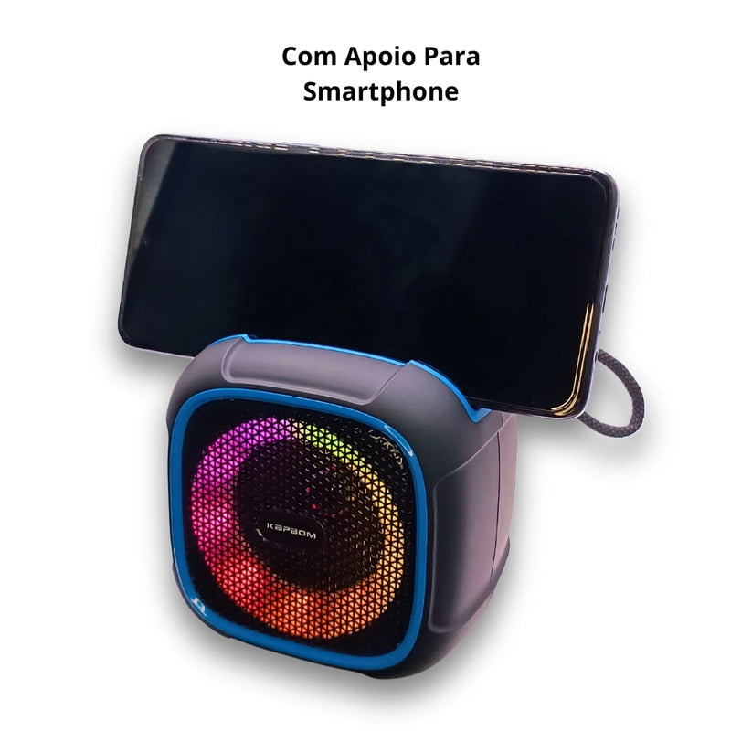 Caixa de Som Bluetooth KA-8087 – Portátil, Rádio FM e Entradas USB/SD
