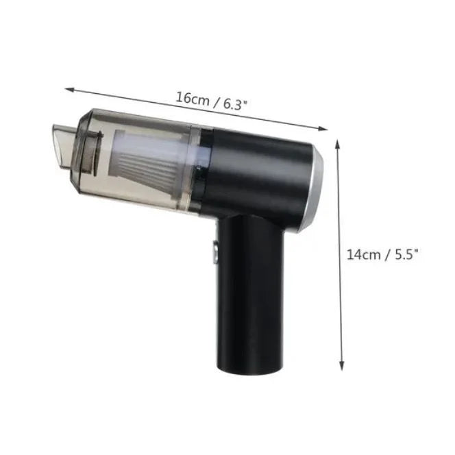 Mini Aspirador Portátil Recarregável – Ideal para Casa e Carro