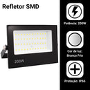 Refletor LED 200W Full Power – Super Potente e Bivolt Automático