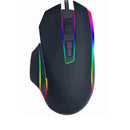Mouse Gamer com Fio RGB – 4800 DPI, Botões Laterais e Design Ergonômico