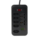 Filtro de Linha e Extensão Elétrica com Entradas USB – 10A Bivolt (100–220V)