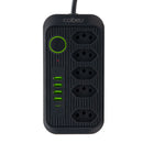 Filtro de Linha e Extensão Elétrica com Entradas USB – 10A Bivolt (100–220V)